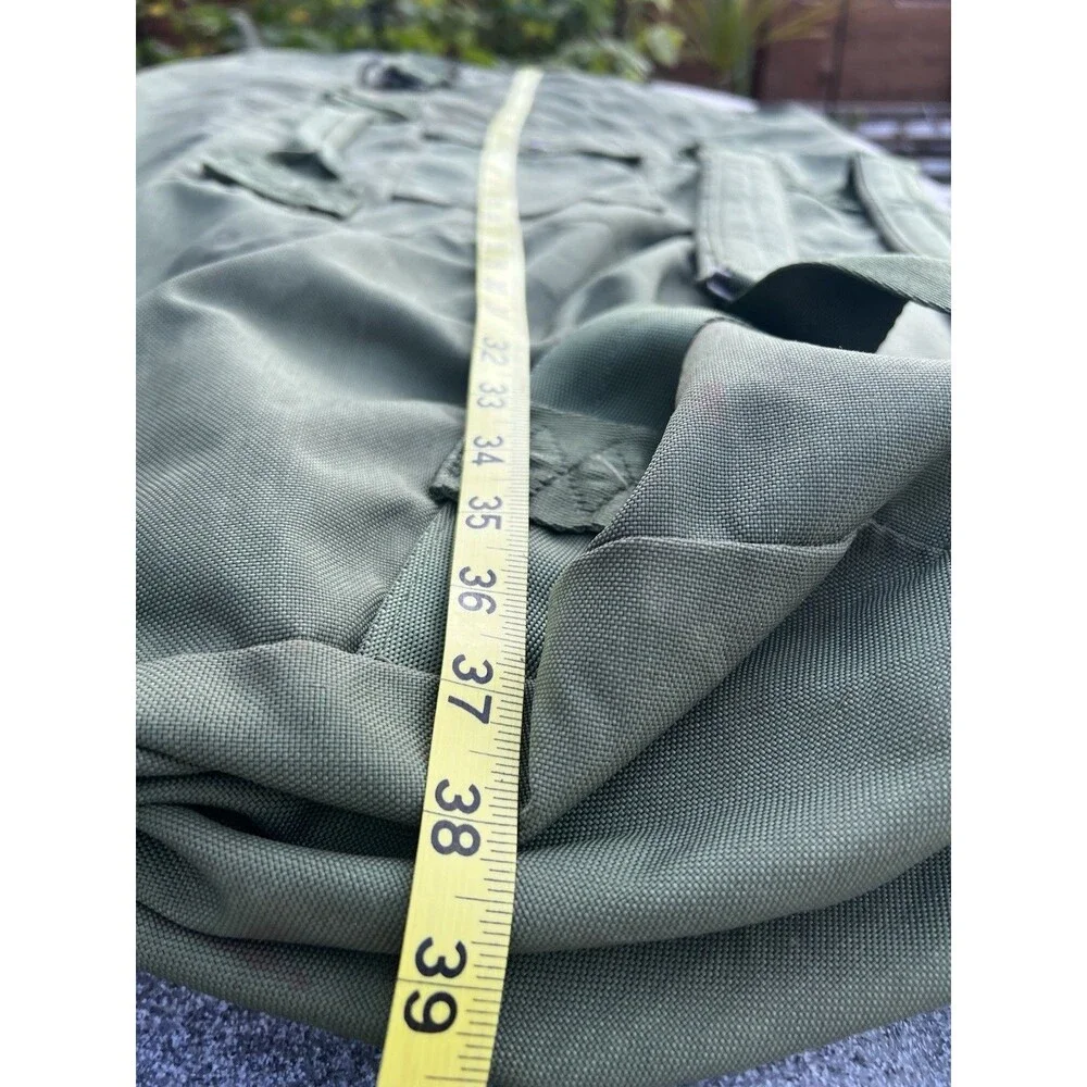 1990s US Military OD Green Sea Bag Backpack Duffel Camping Travel Surplus GI